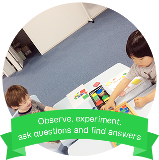 Observe, experiment, ask questions and find answers